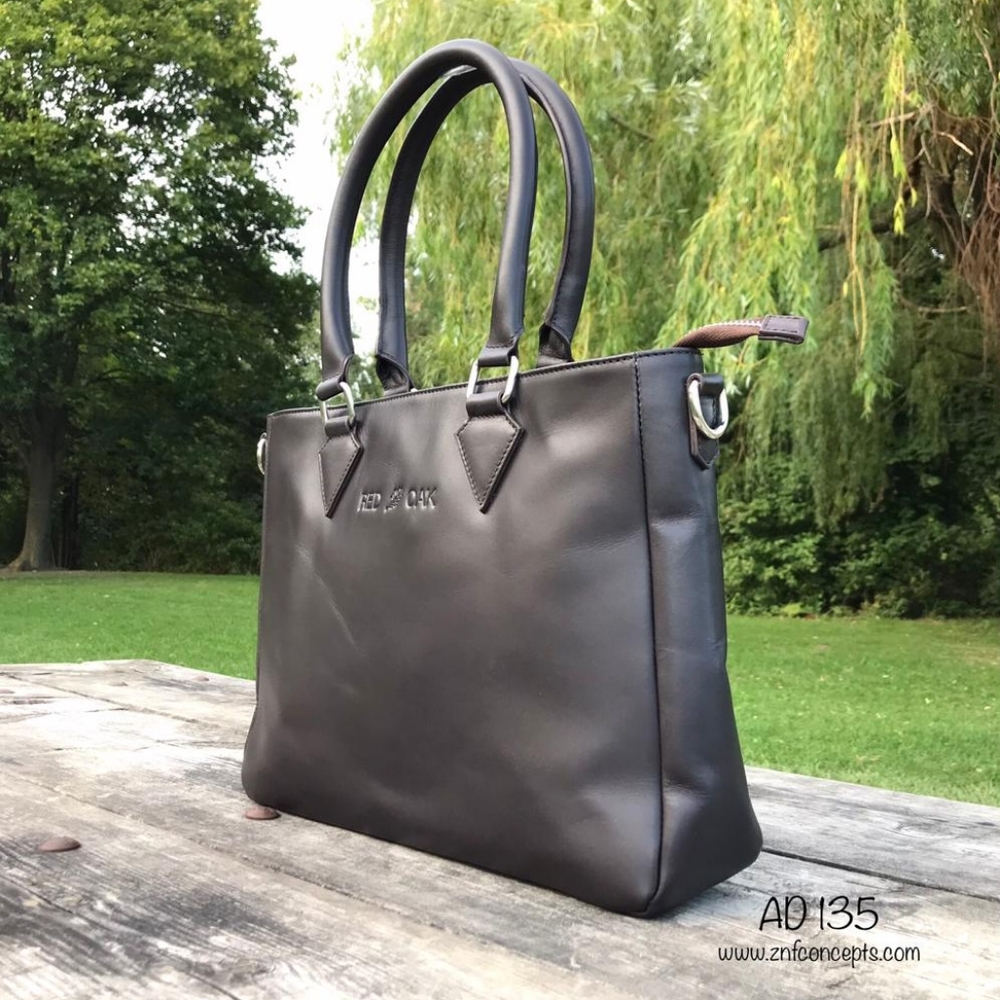 Leather Tote, women's tote bag - Picture 9 of 13
